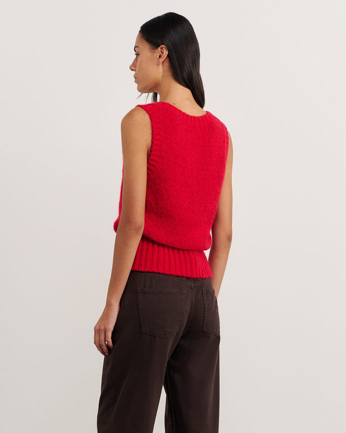 JAG lily vest brightred