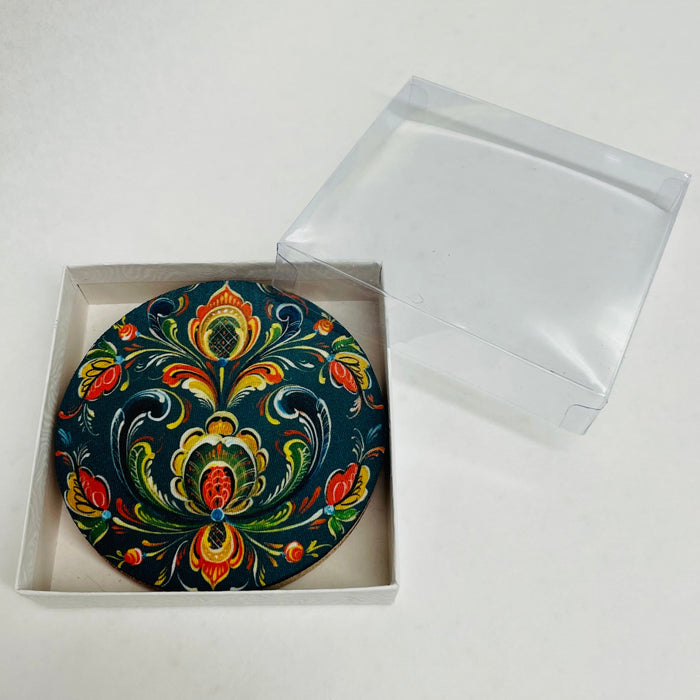 Lise Lorentzen Rosemaling Coasters Box of 6
