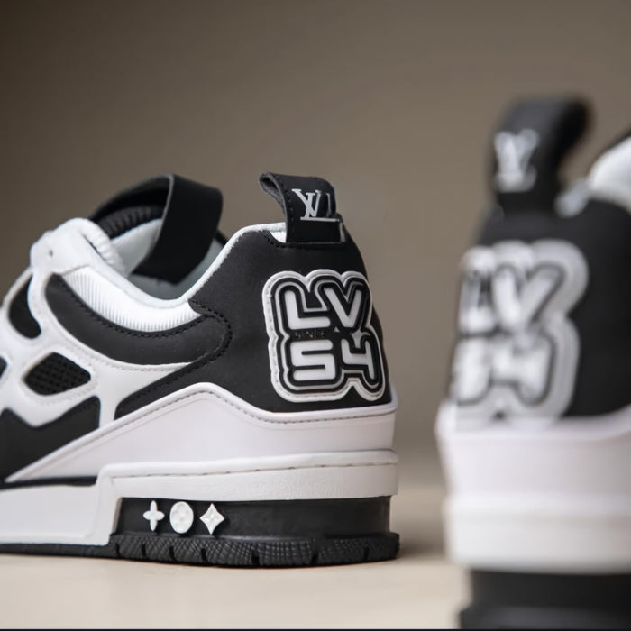 Lo-Vi Skate Sneakers (White Black) Premium Batch