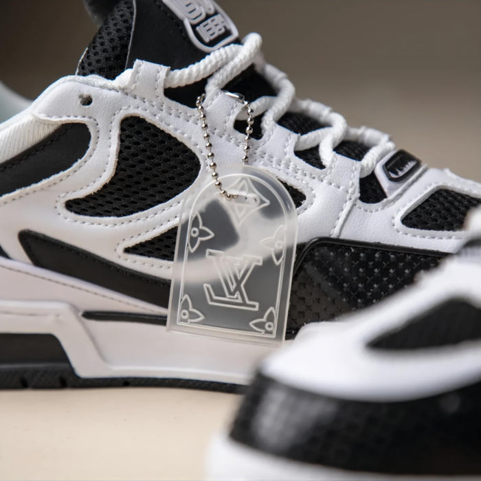 Lo-Vi Skate Sneakers (White Black) Premium Batch