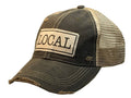 Local Distressed Trucker Cap - Posh West Boutique