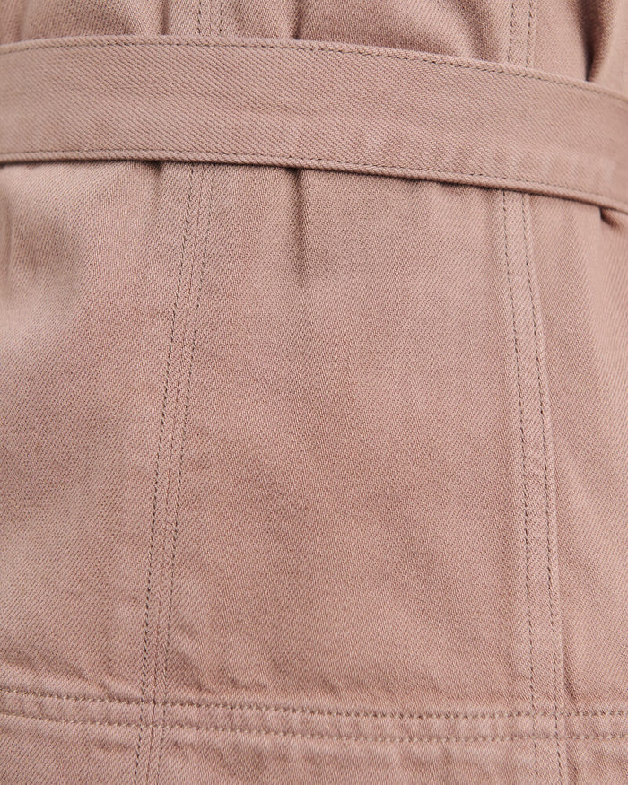 JAG loe belted top latte