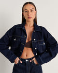 JAG loe boxy jacket rawwash