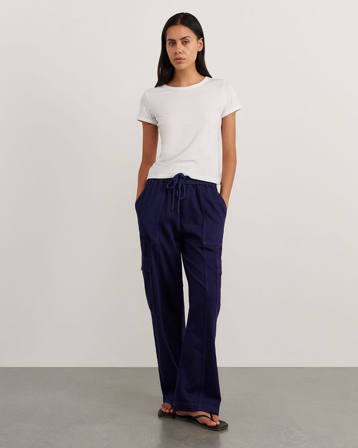 JAG loe cargo pant navy