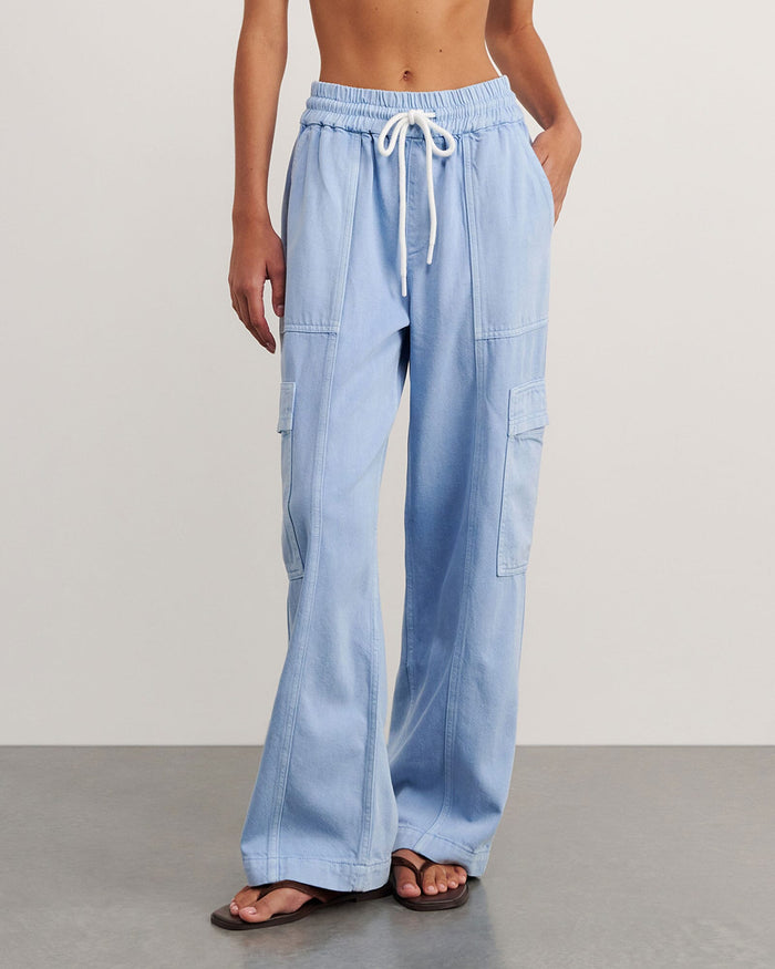 JAG loe cargo pant powderblue