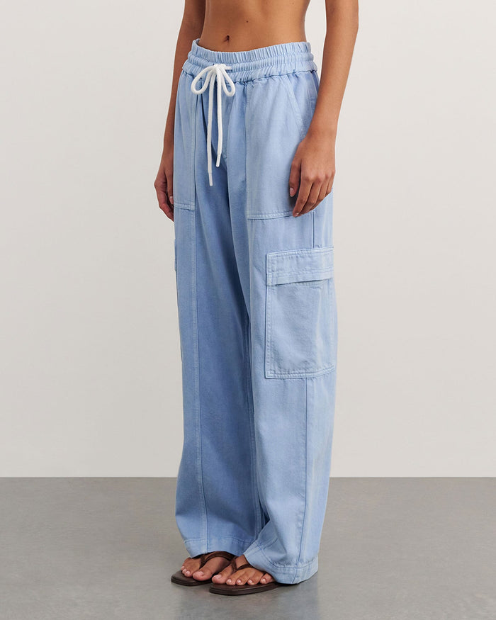 JAG loe cargo pant powderblue