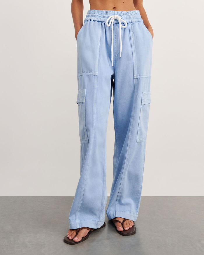 JAG loe cargo pant powderblue