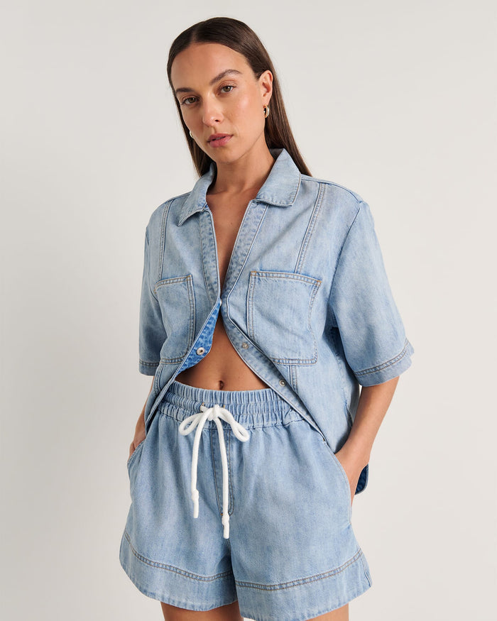 JAG loe denim short lightwash