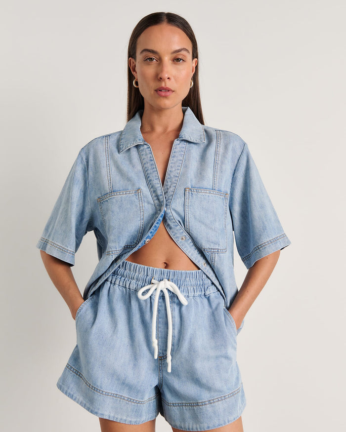 JAG loe denim short lightwash