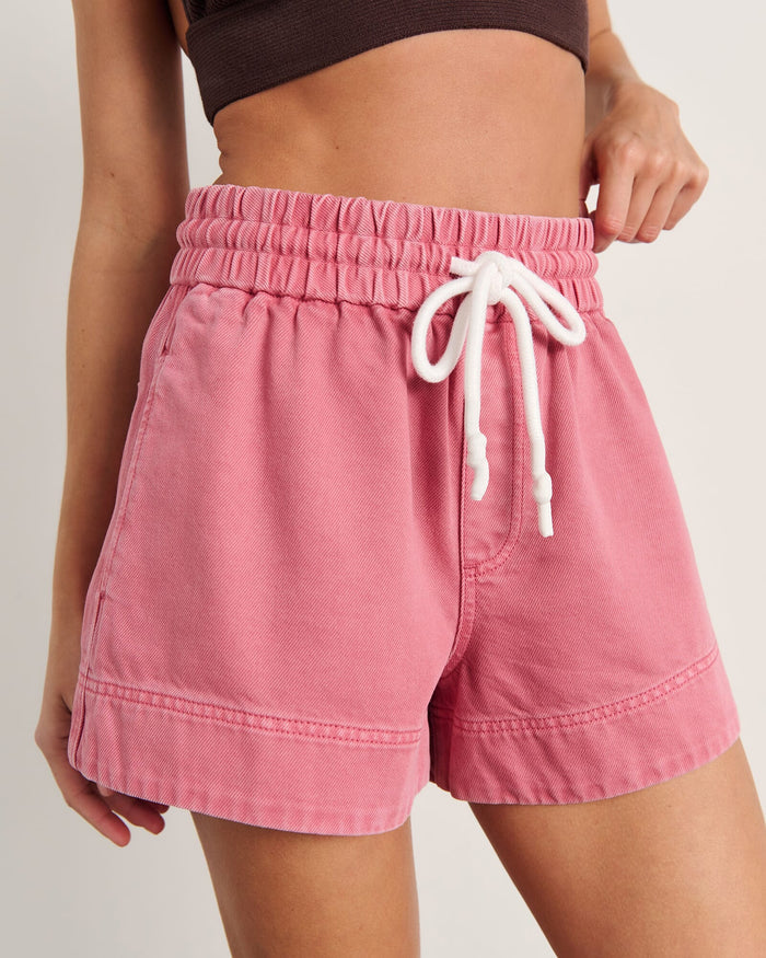 JAG loe denim short tearose