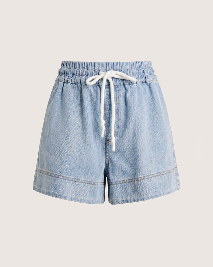 Loe Denim Pull On Short