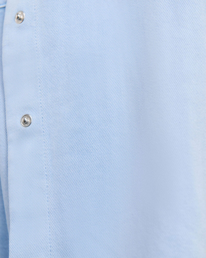 JAG loe denim shacket powderblue