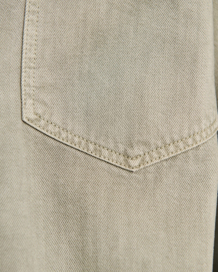 JAG loe denim shacket sage