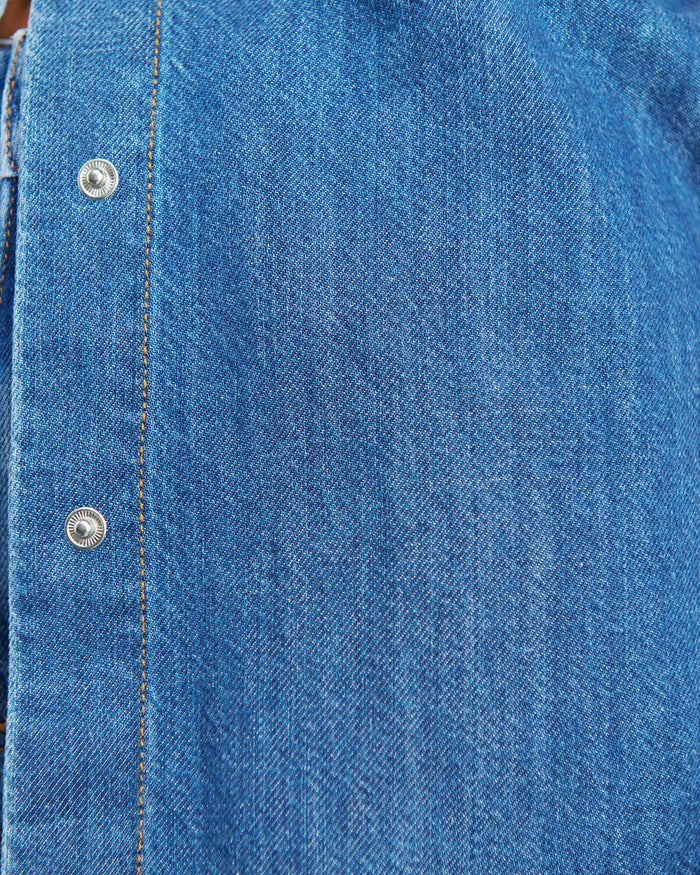 JAG loe denim long sleeve shirt bluevintage