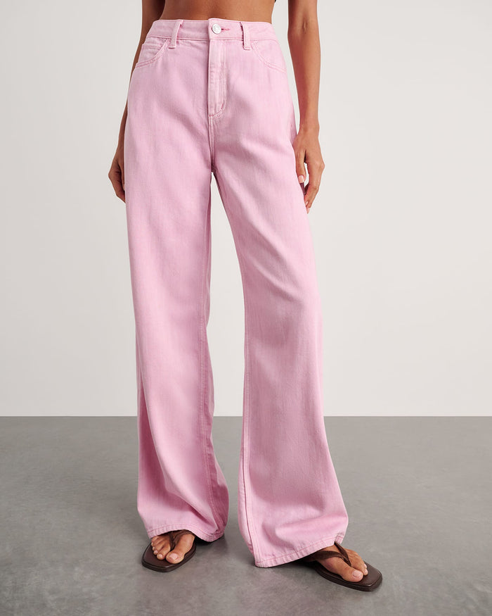JAG loe mid rise jean pink