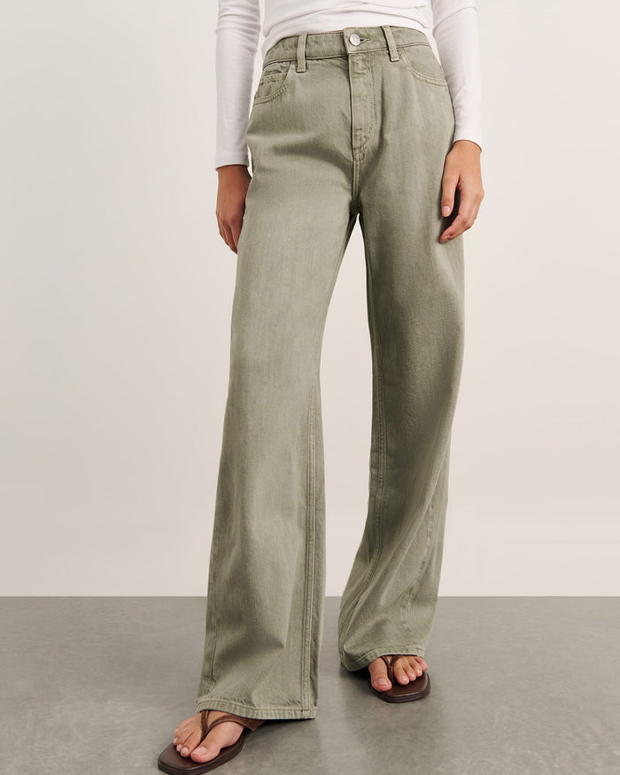 JAG loe mid rise jean sage
