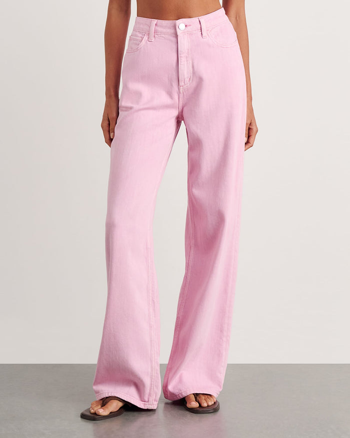 JAG loe mid rise jean pink