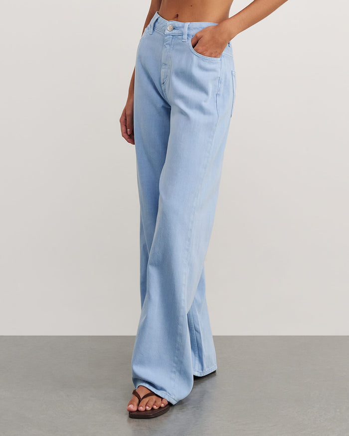 JAG loe mid rise jean powderblue
