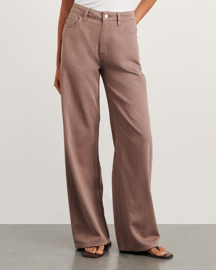 JAG loe mid rise jean latte