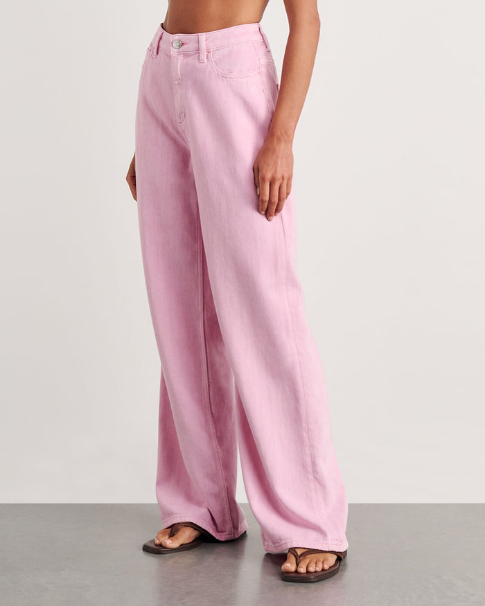 JAG loe mid rise jean pink