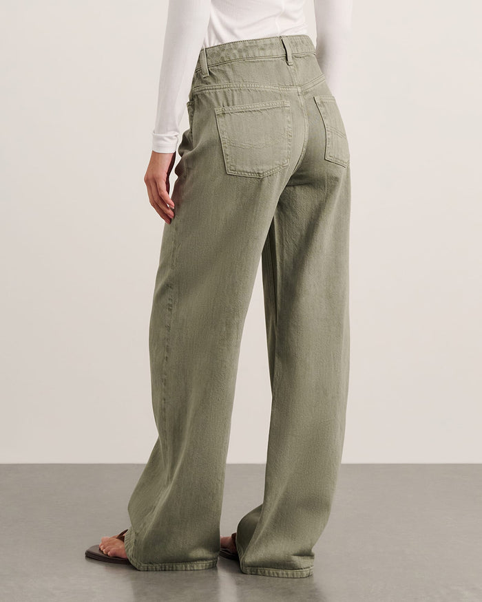 JAG loe mid rise jean sage
