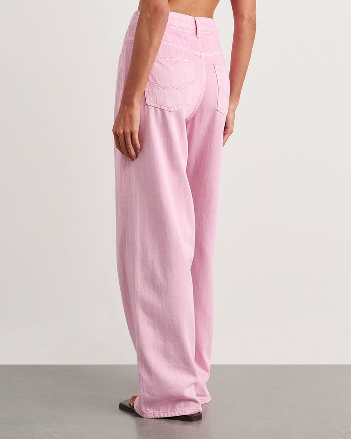 JAG loe mid rise jean pink