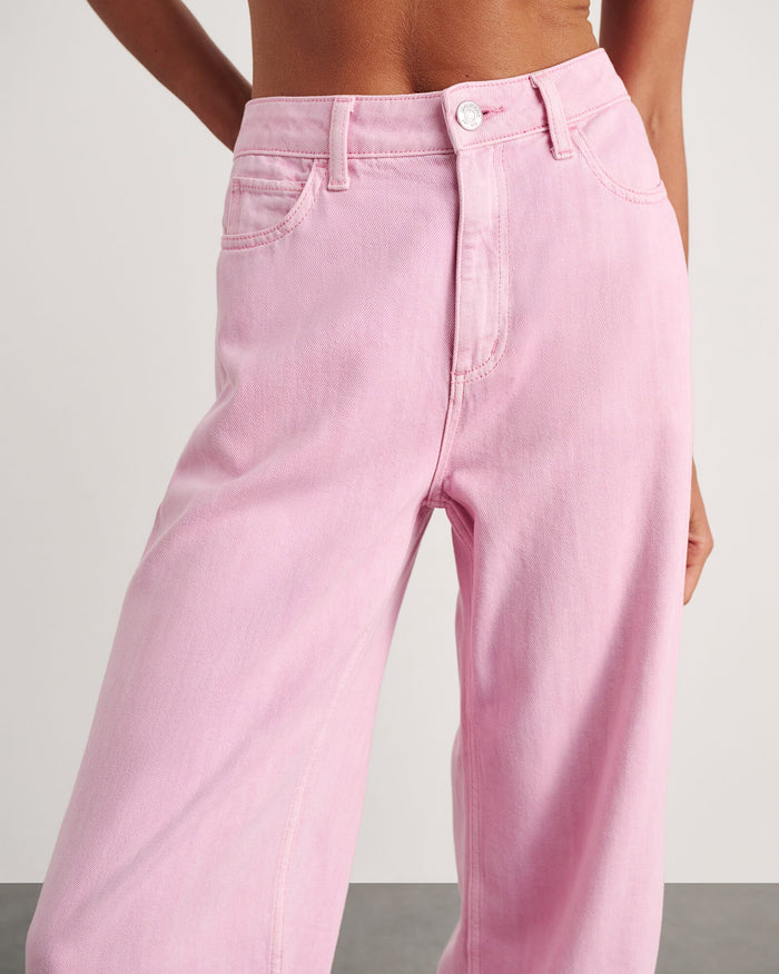 JAG loe mid rise jean pink