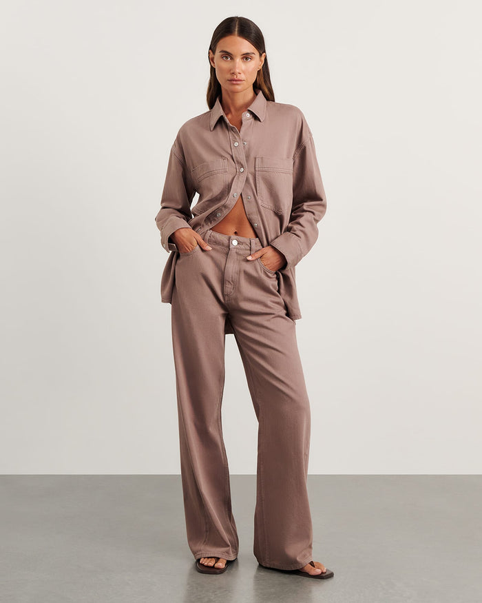 JAG loe mid rise jean latte