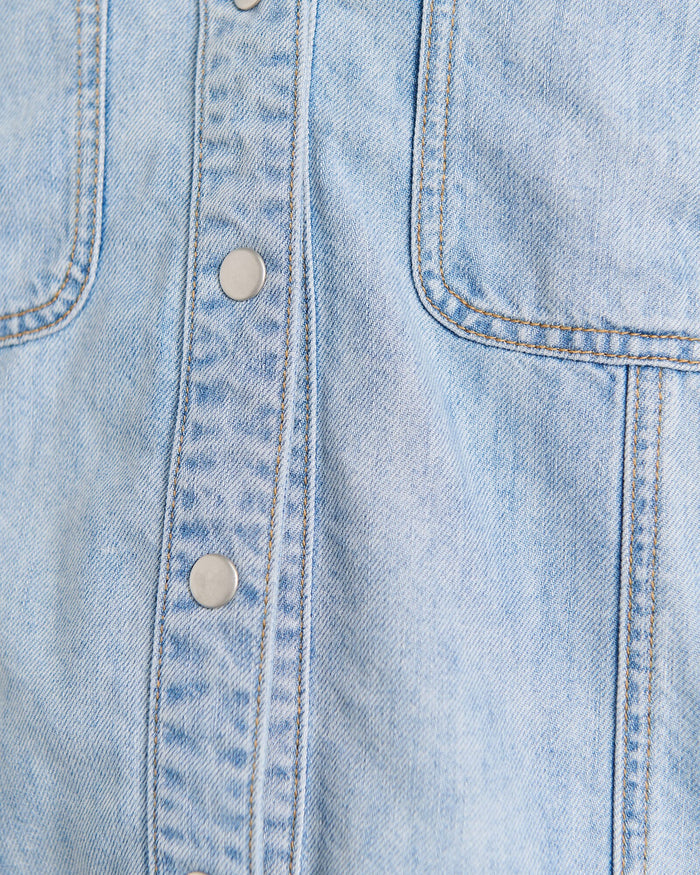 JAG loe short sleeve shirt lightwash