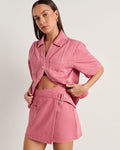 JAG loe wrap skirt tearose