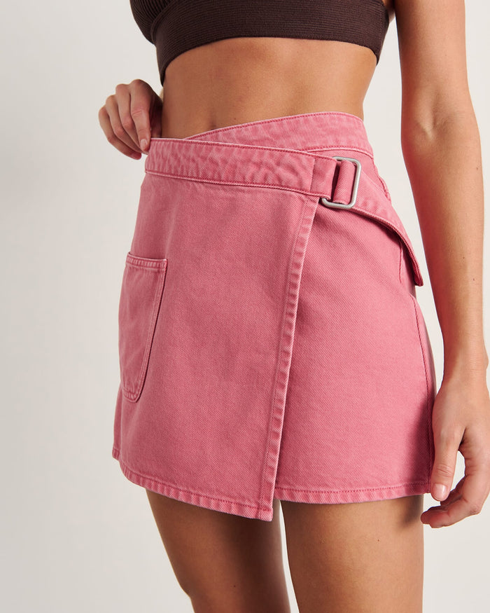 JAG loe wrap skirt tearose