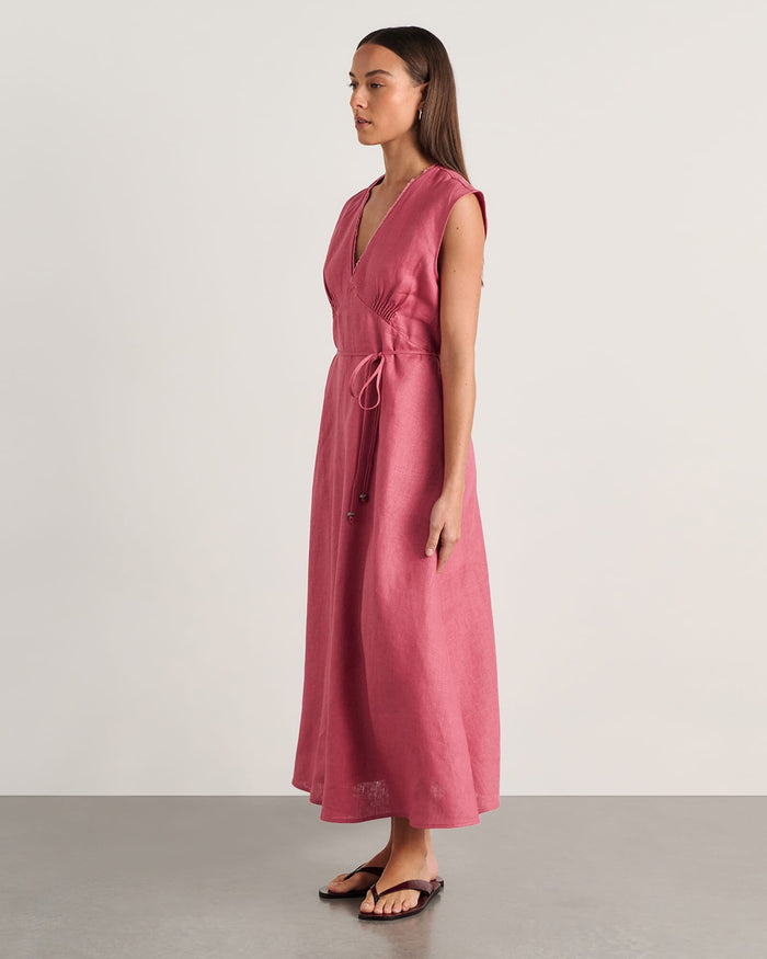 JAG lola midi dress tearose