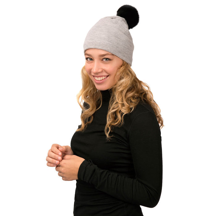 Loren Beanie (Grey/Black) - Nuknuuk