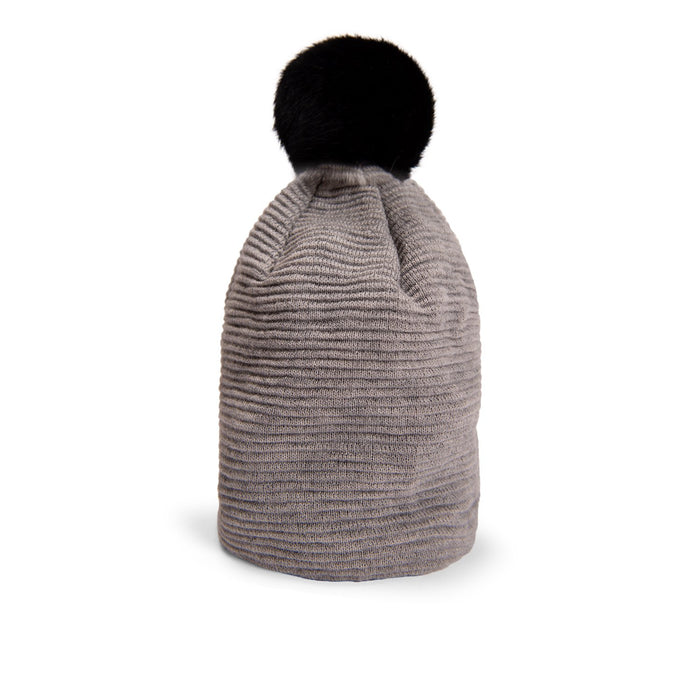 Loren Beanie (Grey/Black) - Nuknuuk