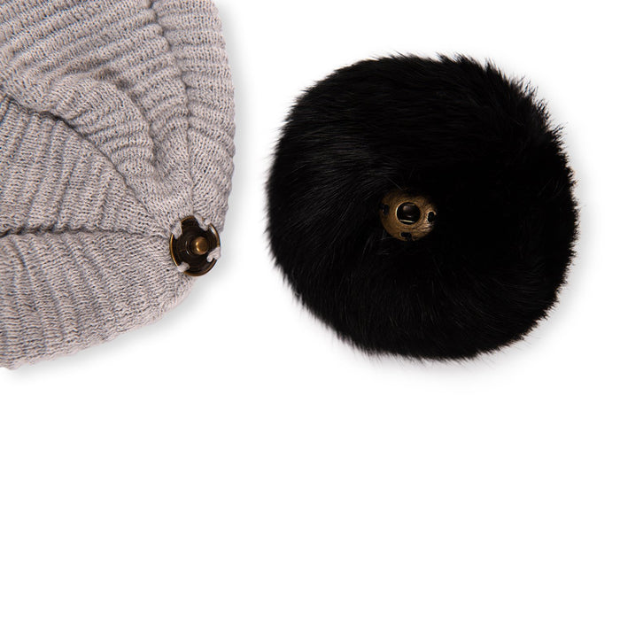 Loren Beanie (Grey/Black) - Nuknuuk