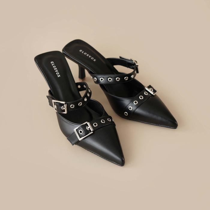 Louyi Heels | Black