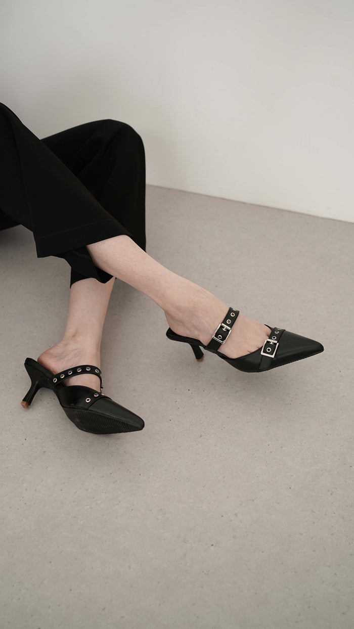 Louyi Heels | Black