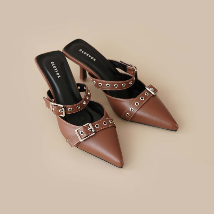 Louyi Heels | Tan