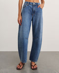 JAG lucia barrel jean vintageblue