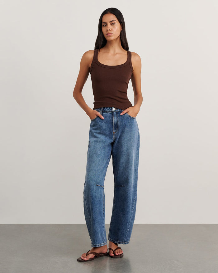 JAG lucia barrel jean vintageblue