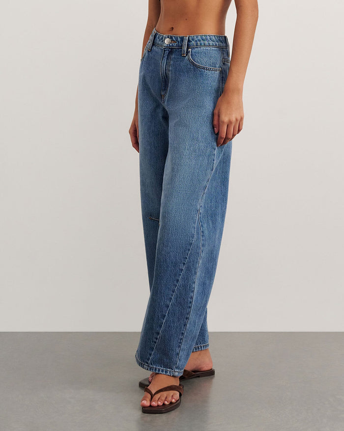 JAG lucia barrel jean vintageblue
