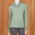 Lulu-B Textured Half-Zip Pullover