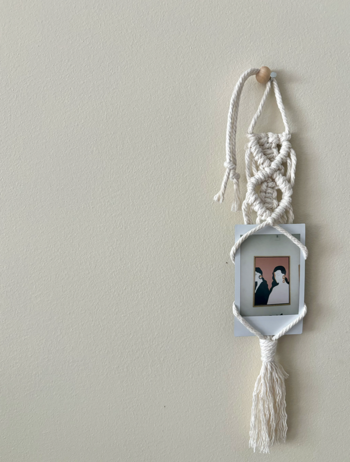 Macrame Polaroid Photo Hanger