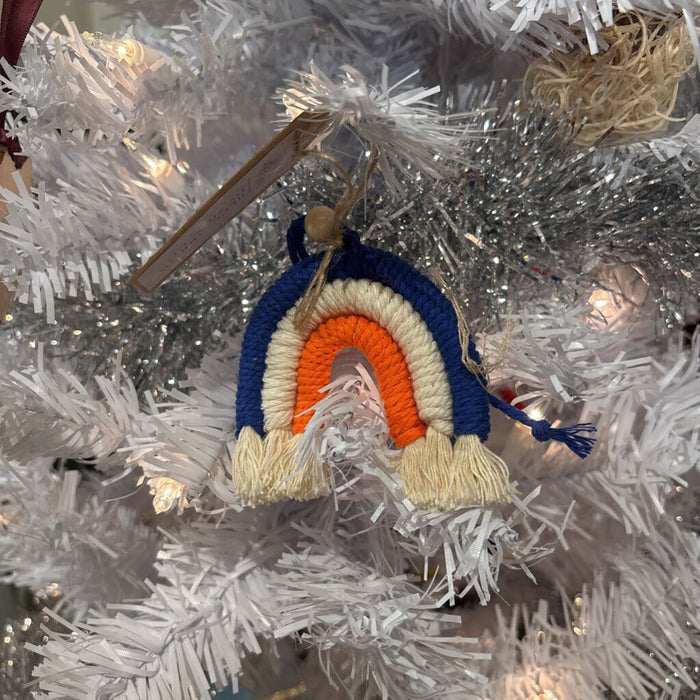 Macrame Rainbow Car Ornament