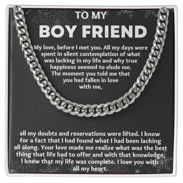 "Make Every Moment Special with Gifts for Him Boyfriend Necklace", Thoughtful and Unique Presents for Him.