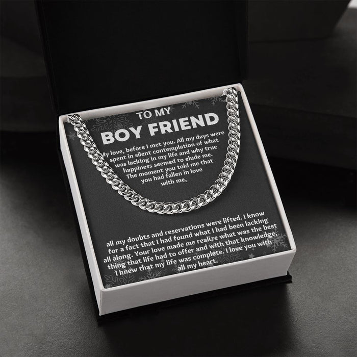 "Make Every Moment Special with Gifts for Him Boyfriend Necklace", Thoughtful and Unique Presents for Him.