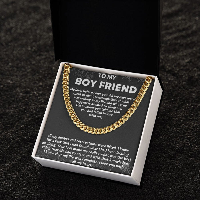 "Make Every Moment Special with Gifts for Him Boyfriend Necklace", Thoughtful and Unique Presents for Him.