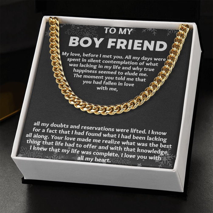 "Make Every Moment Special with Gifts for Him Boyfriend Necklace", Thoughtful and Unique Presents for Him.