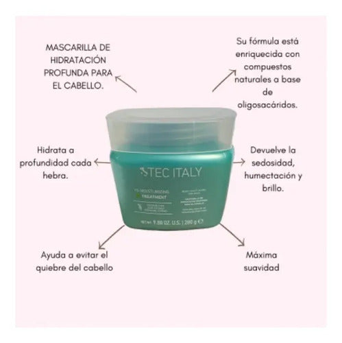 Mascarilla Tec Italy Hi-moisturizing Treatment 280 G