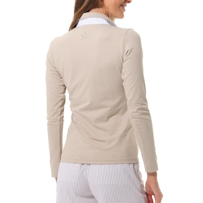 MDC L/S Polo - Light Taupe